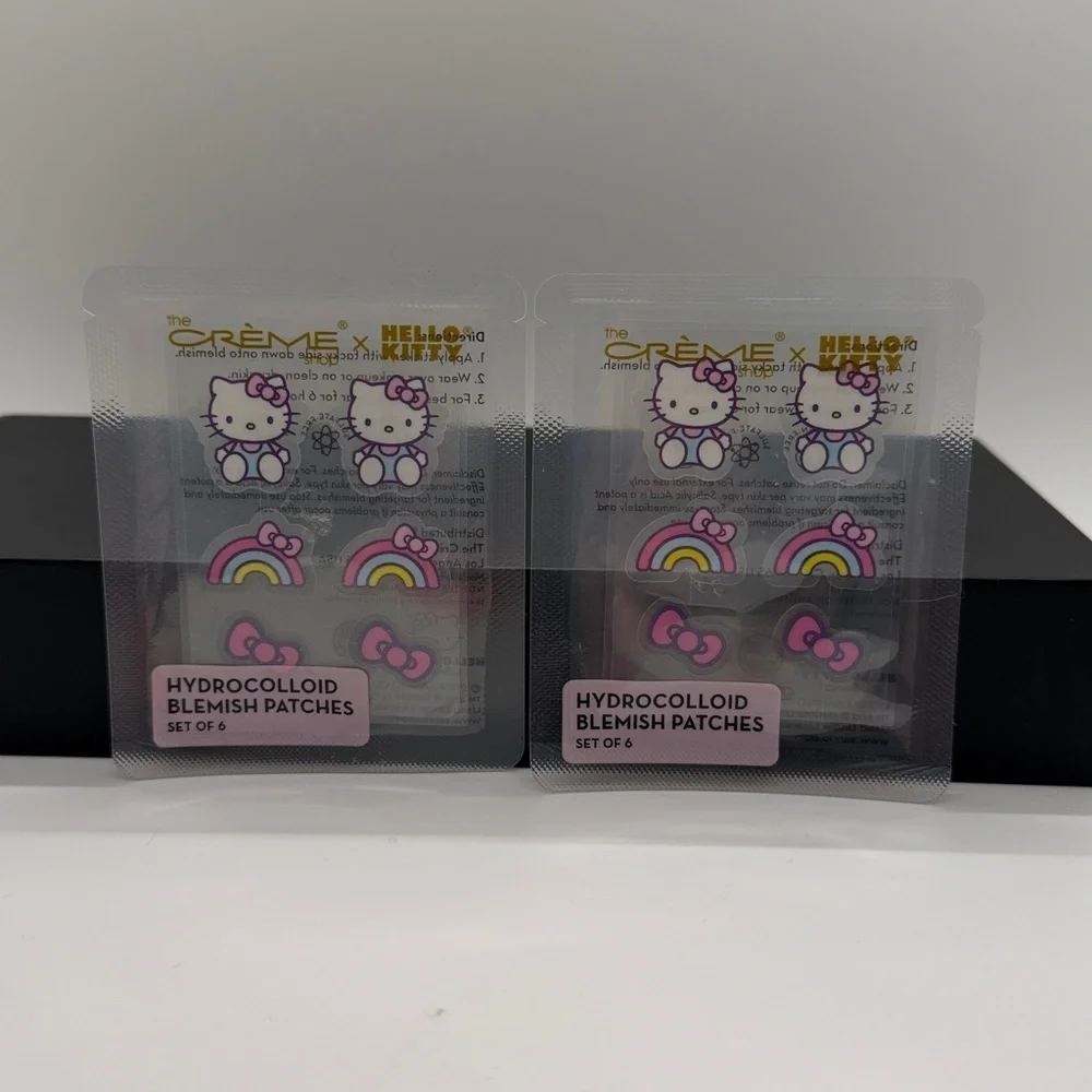 3/$15 The Crème Shop x Hello Kitty Set of 2 Hydrocolloid Blemish Patches